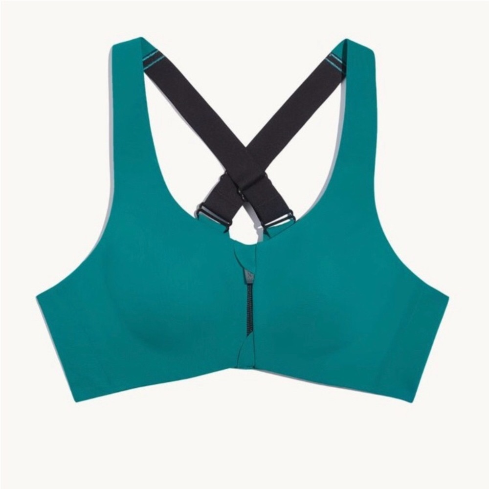 Knix teal/turquoise front zip catalyst sizes 5, 7
